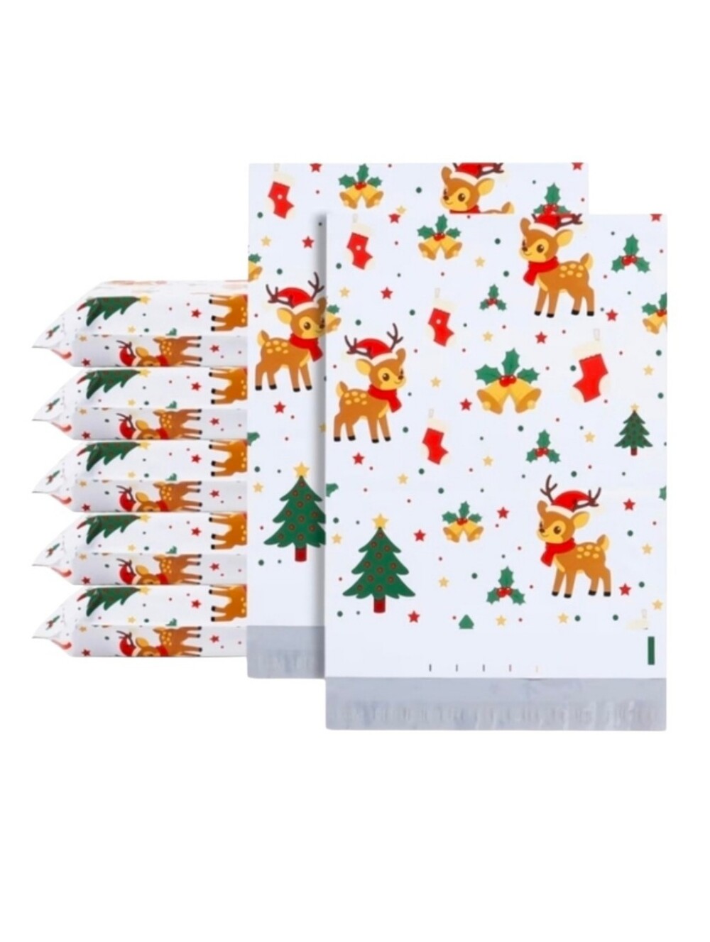 Christmas Reindeer Polymailer Set Of 25